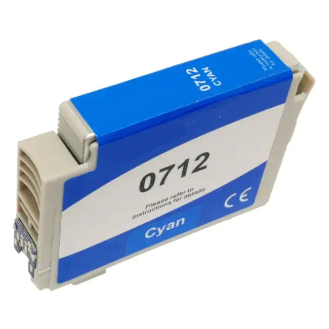 Epson T0712 Cyan Compatible Ink Cartridge Epson