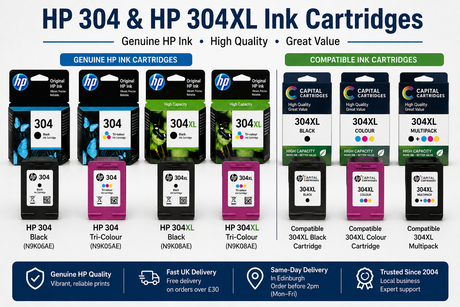 HP 304 & HP 304XL Ink Cartridges
