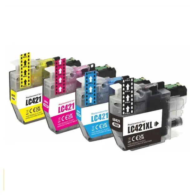 Brother LC-421XL (LC421) Multipack Compatible Printer Cartridges Brother