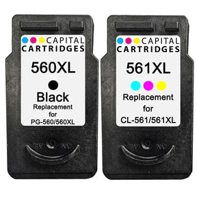 Canon PG-560XL/CL-561XL Compatible Multipack High Yield Ink Cartridge Canon